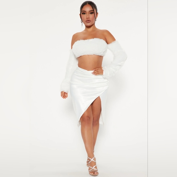 Fashion Nova Dresses & Skirts - Fashion Nova White Skirt set